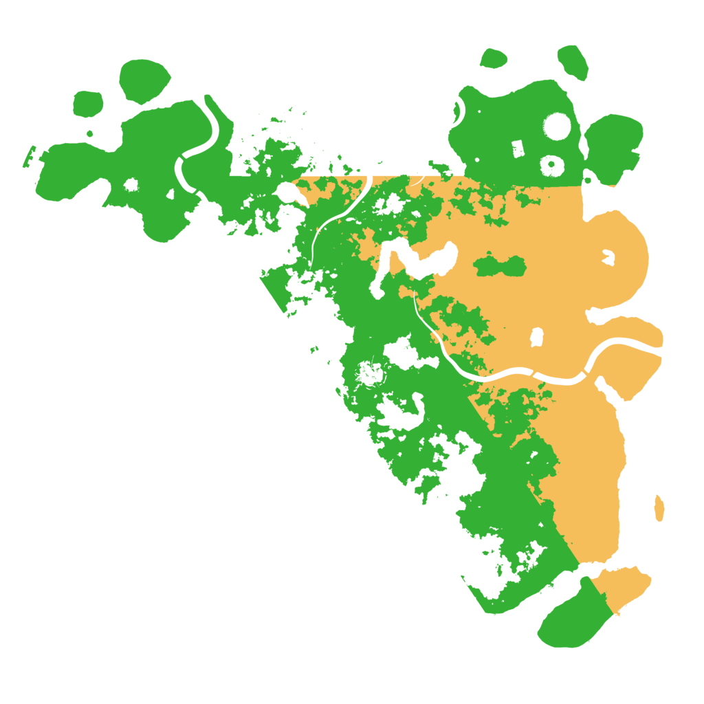 Biome Rust Map: Procedural Map, Size: 4500, Seed: 320925275