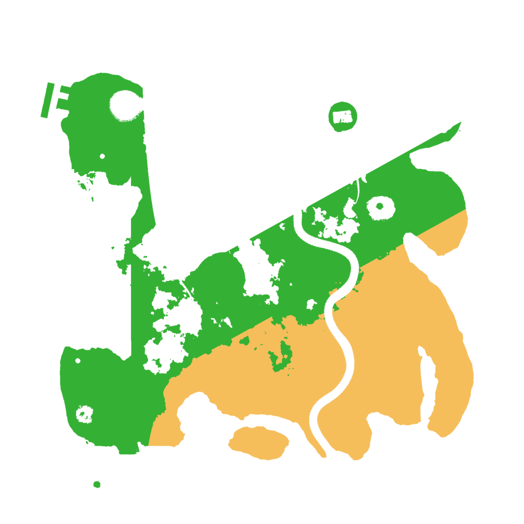 Biome Rust Map: Procedural Map, Size: 3000, Seed: 80242132