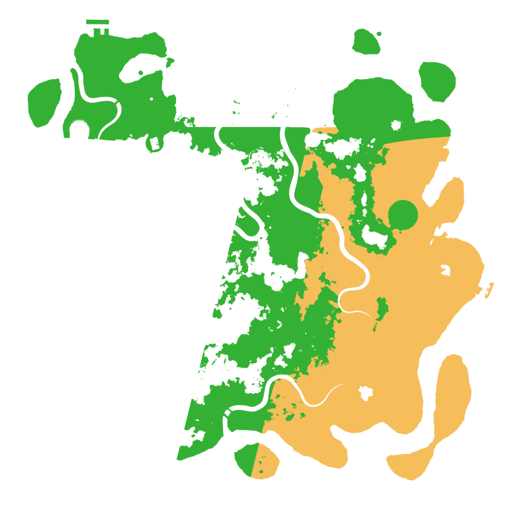 Biome Rust Map: Procedural Map, Size: 4500, Seed: 12092025