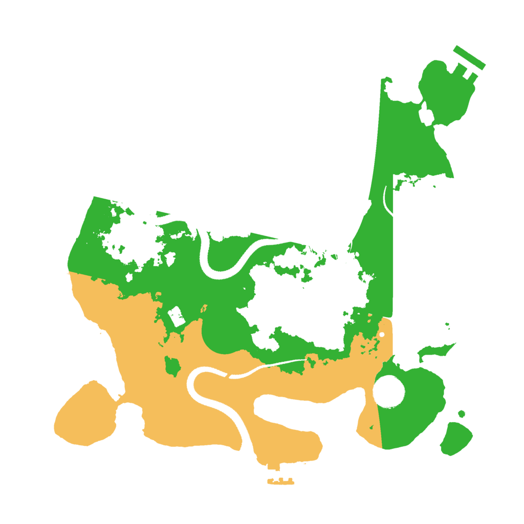 Biome Rust Map: Procedural Map, Size: 3000, Seed: 866539861