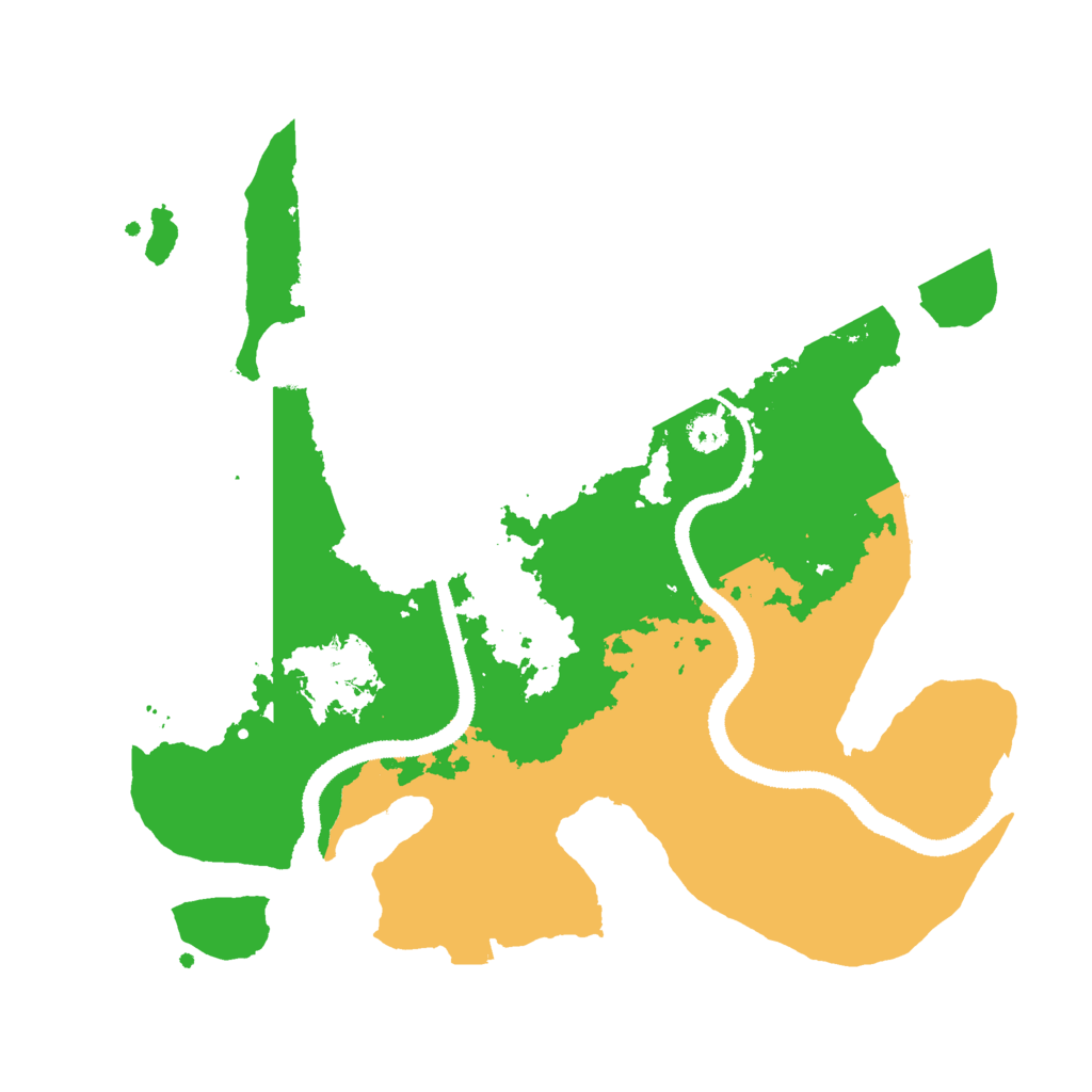 Biome Rust Map: Procedural Map, Size: 3000, Seed: 1834087215