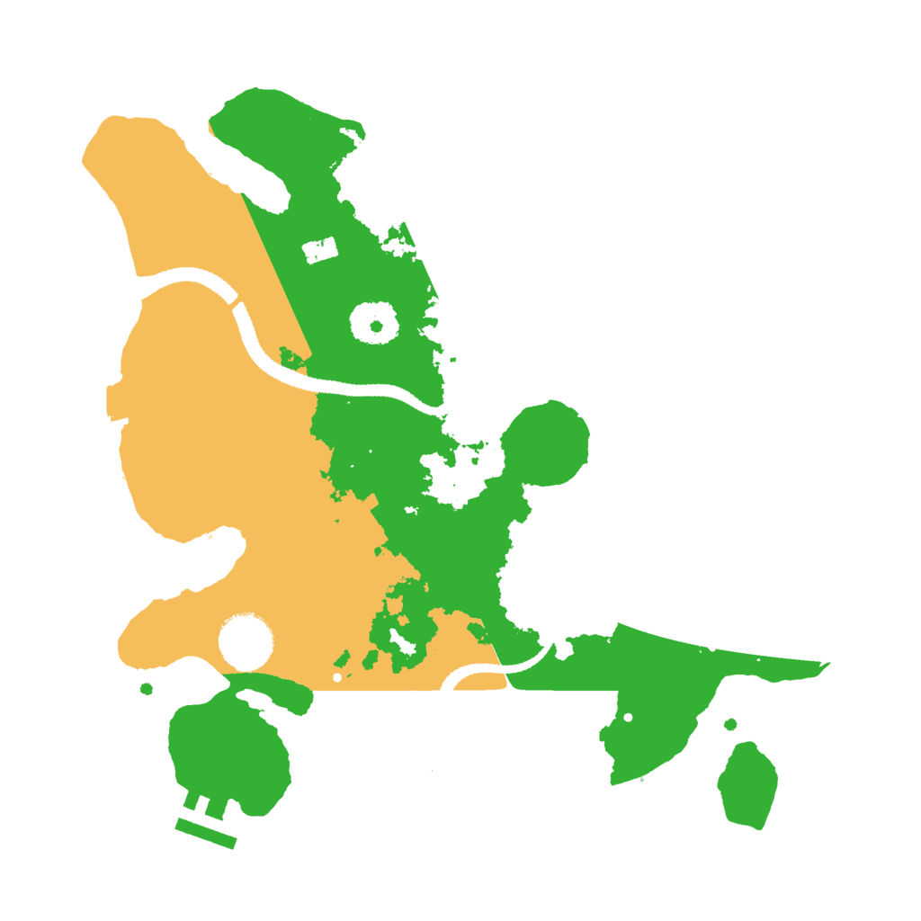 Biome Rust Map: Procedural Map, Size: 3000, Seed: 823885456