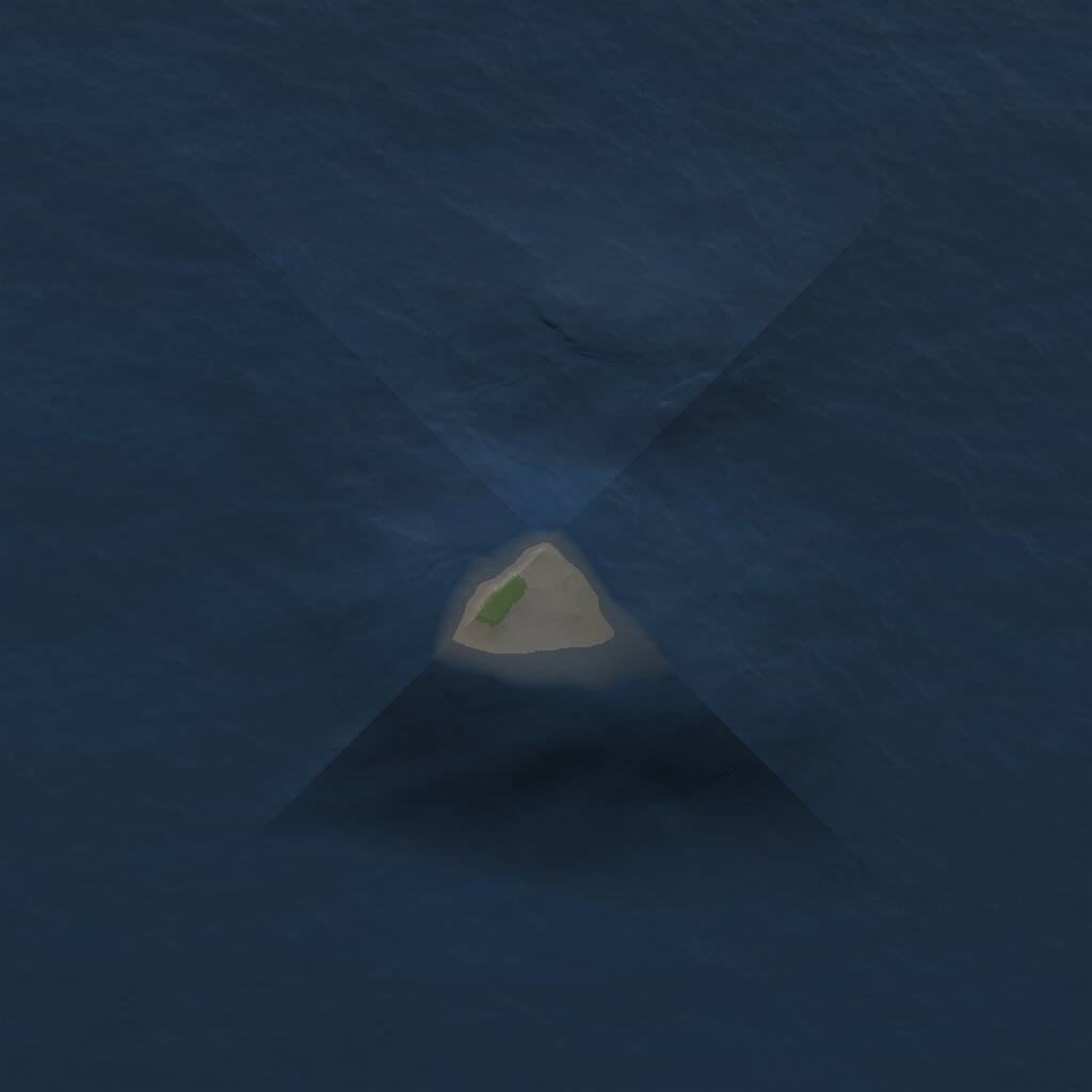 Rust Map: Procedural Map, Size: 1000, Seed: 1024071024, 1 Monuments