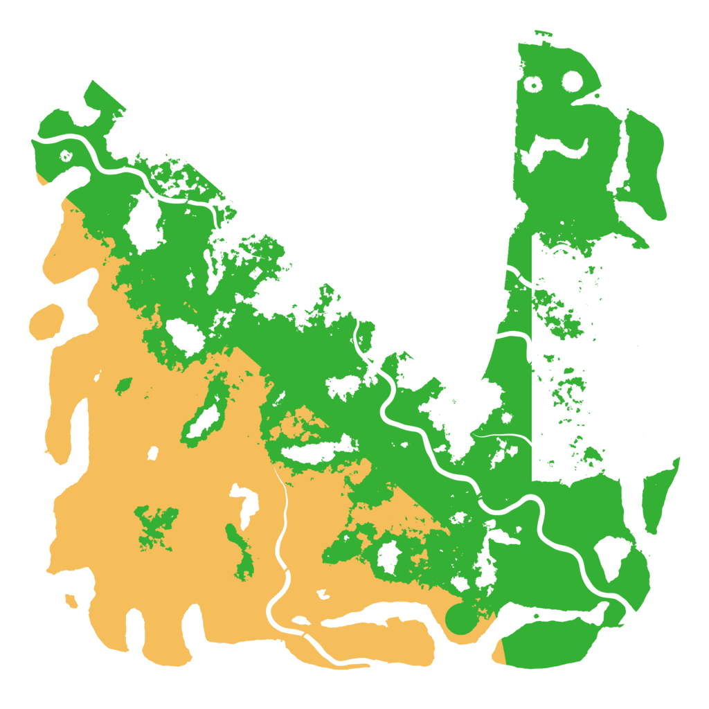 Biome Rust Map: Procedural Map, Size: 6000, Seed: 2102319270
