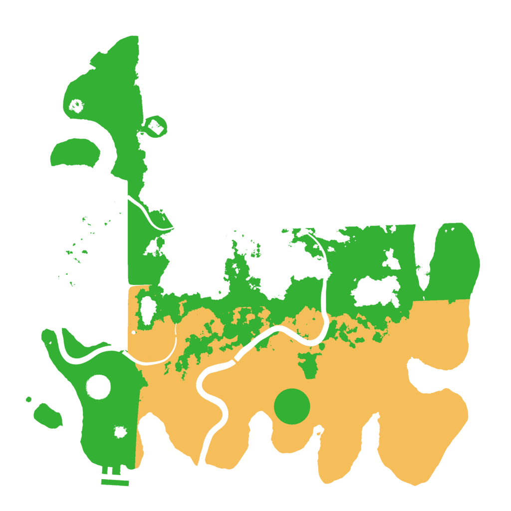 Biome Rust Map: Procedural Map, Size: 3750, Seed: 48704881