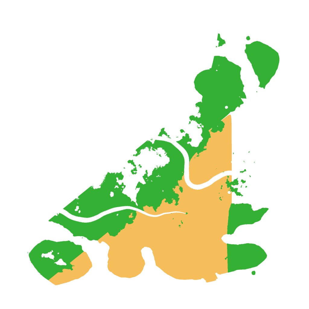 Biome Rust Map: Procedural Map, Size: 3000, Seed: 6177