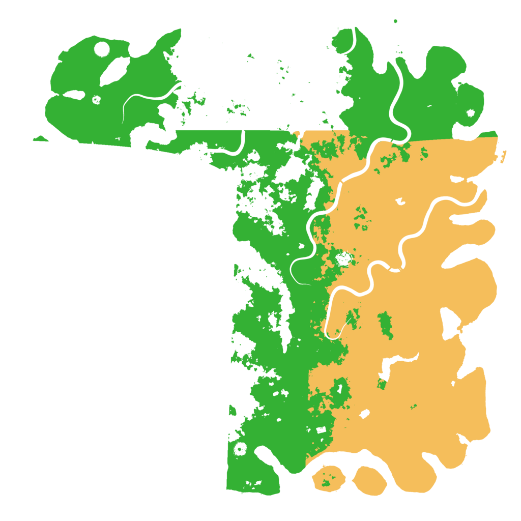 Biome Rust Map: Procedural Map, Size: 6000, Seed: 811061008