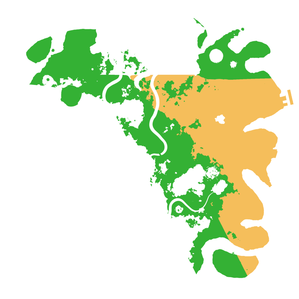 Biome Rust Map: Procedural Map, Size: 4000, Seed: 91028872