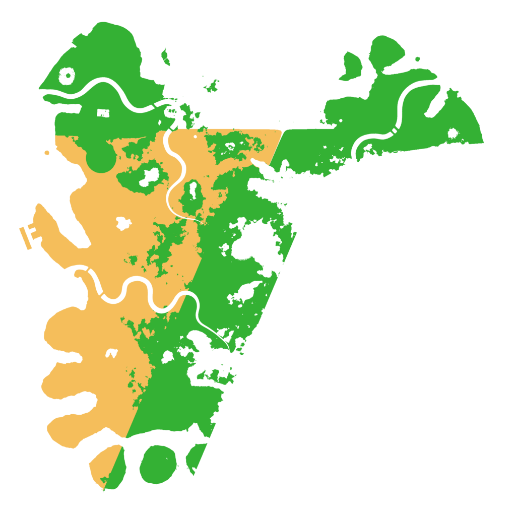 Biome Rust Map: Procedural Map, Size: 4500, Seed: 123133
