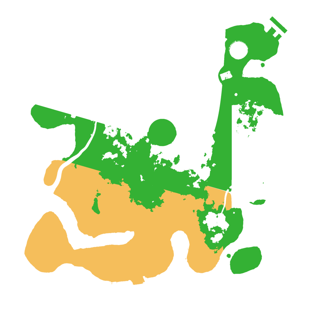 Biome Rust Map: Procedural Map, Size: 3000, Seed: 1268