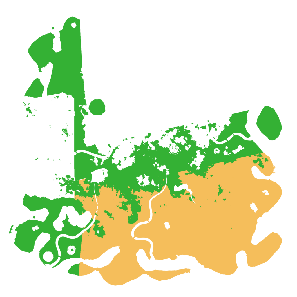 Biome Rust Map: Procedural Map, Size: 5000, Seed: 612946509