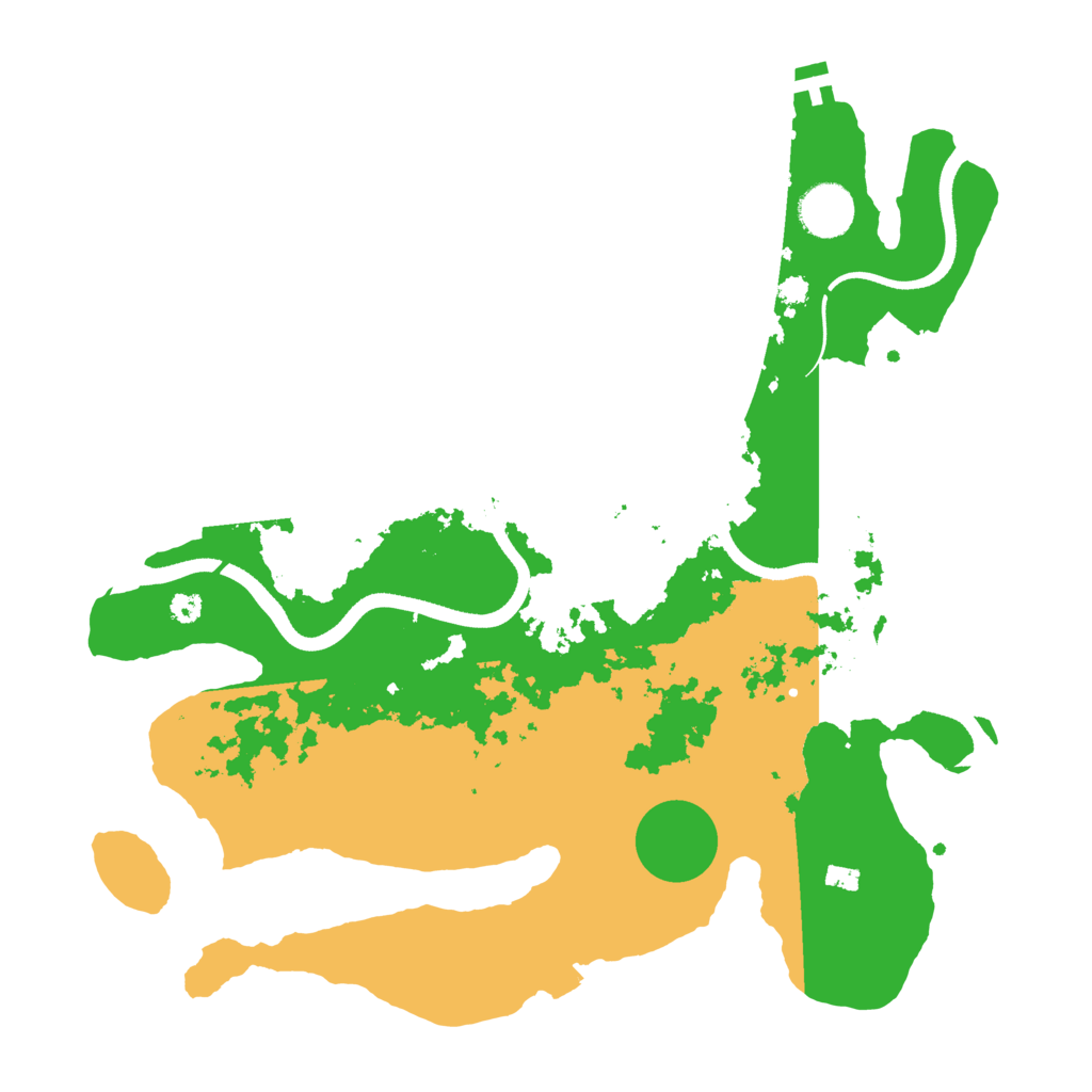 Biome Rust Map: Procedural Map, Size: 3515, Seed: 22