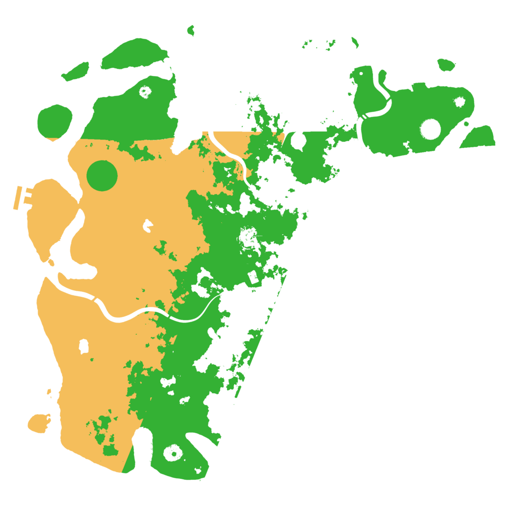 Biome Rust Map: Procedural Map, Size: 4500, Seed: 43314470