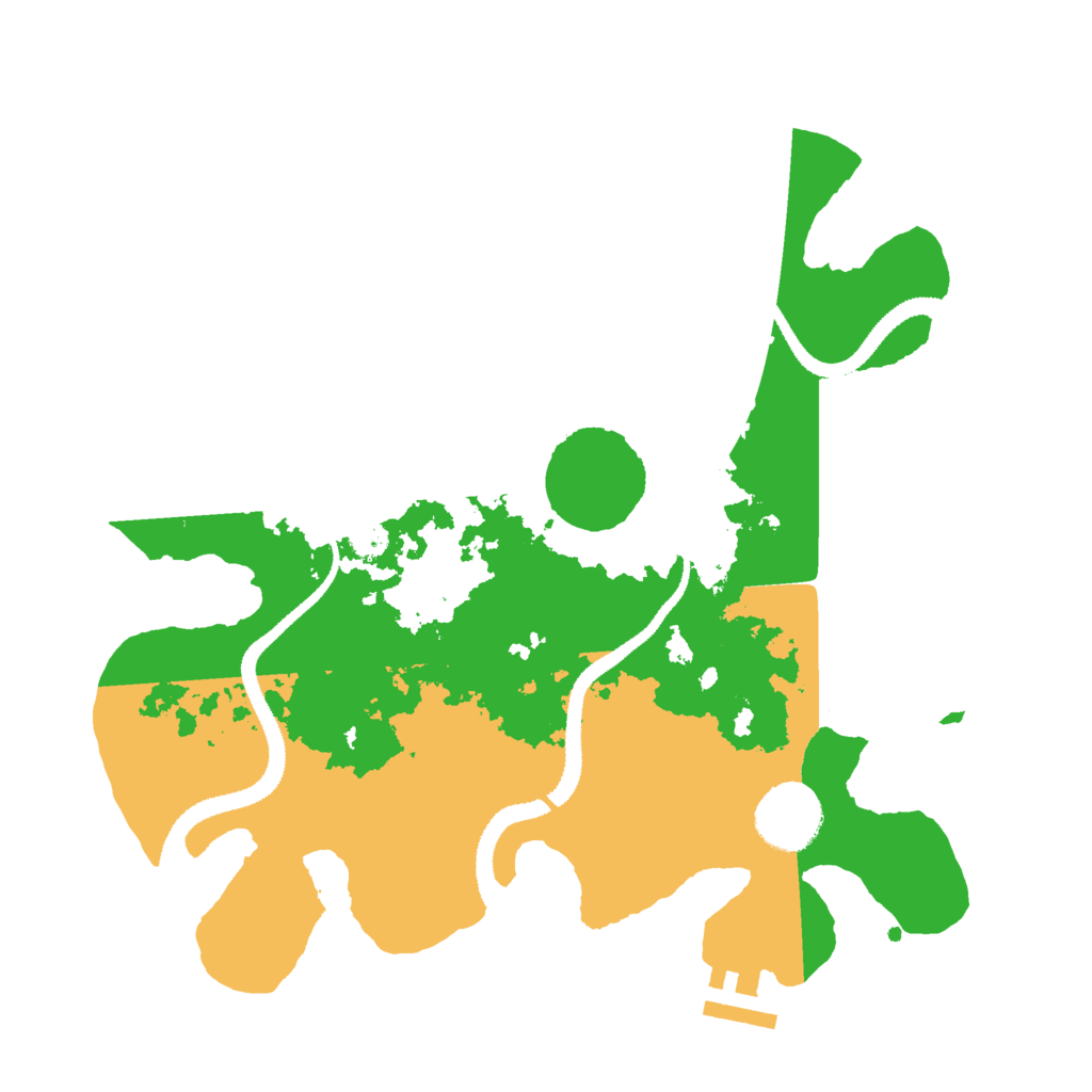 Biome Rust Map: Procedural Map, Size: 3000, Seed: 1212324