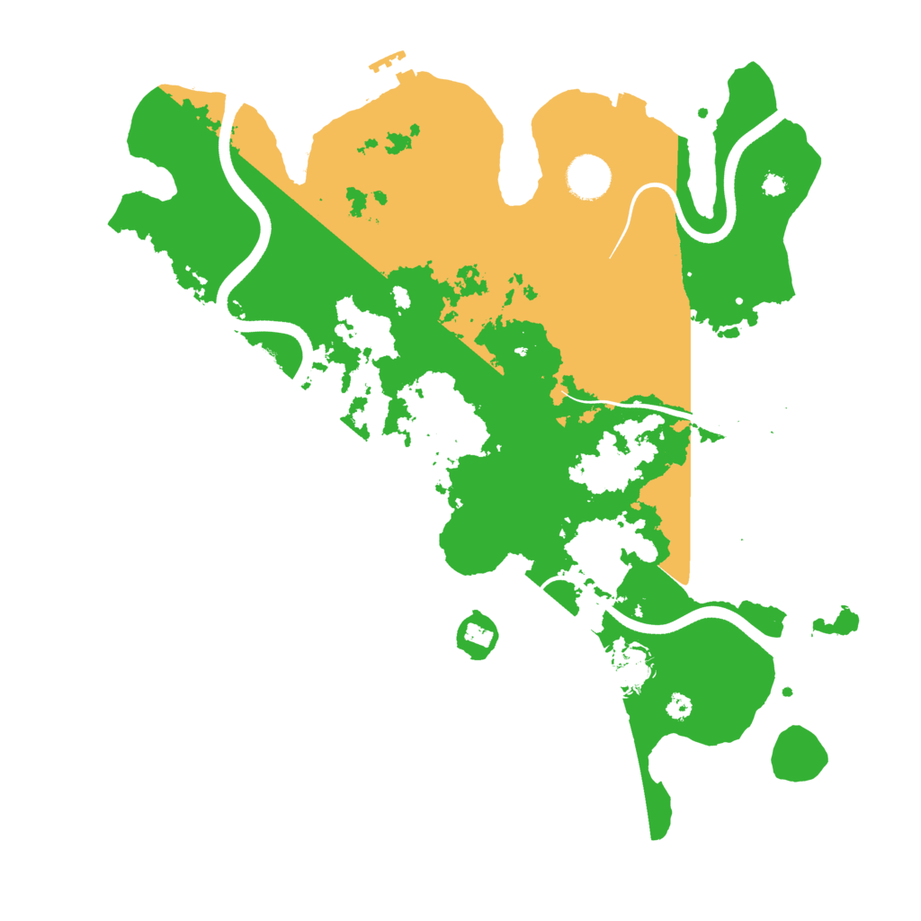 Biome Rust Map: Procedural Map, Size: 3650, Seed: 1267588203