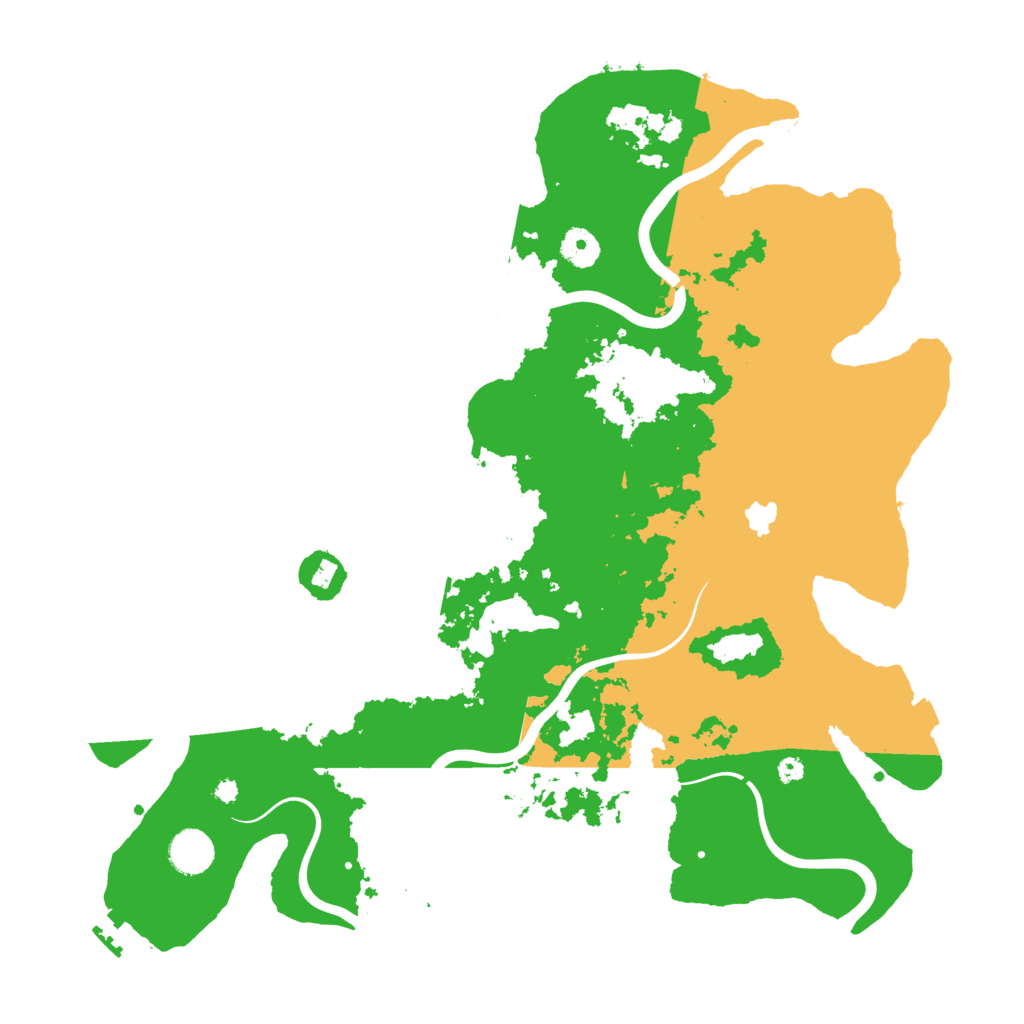 Biome Rust Map: Procedural Map, Size: 4000, Seed: 574524257