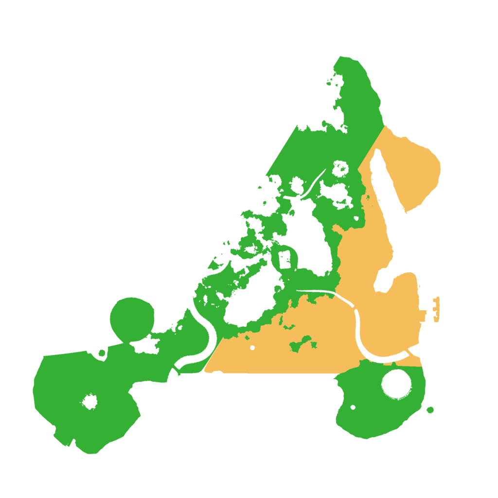 Biome Rust Map: Procedural Map, Size: 3000, Seed: 460747463