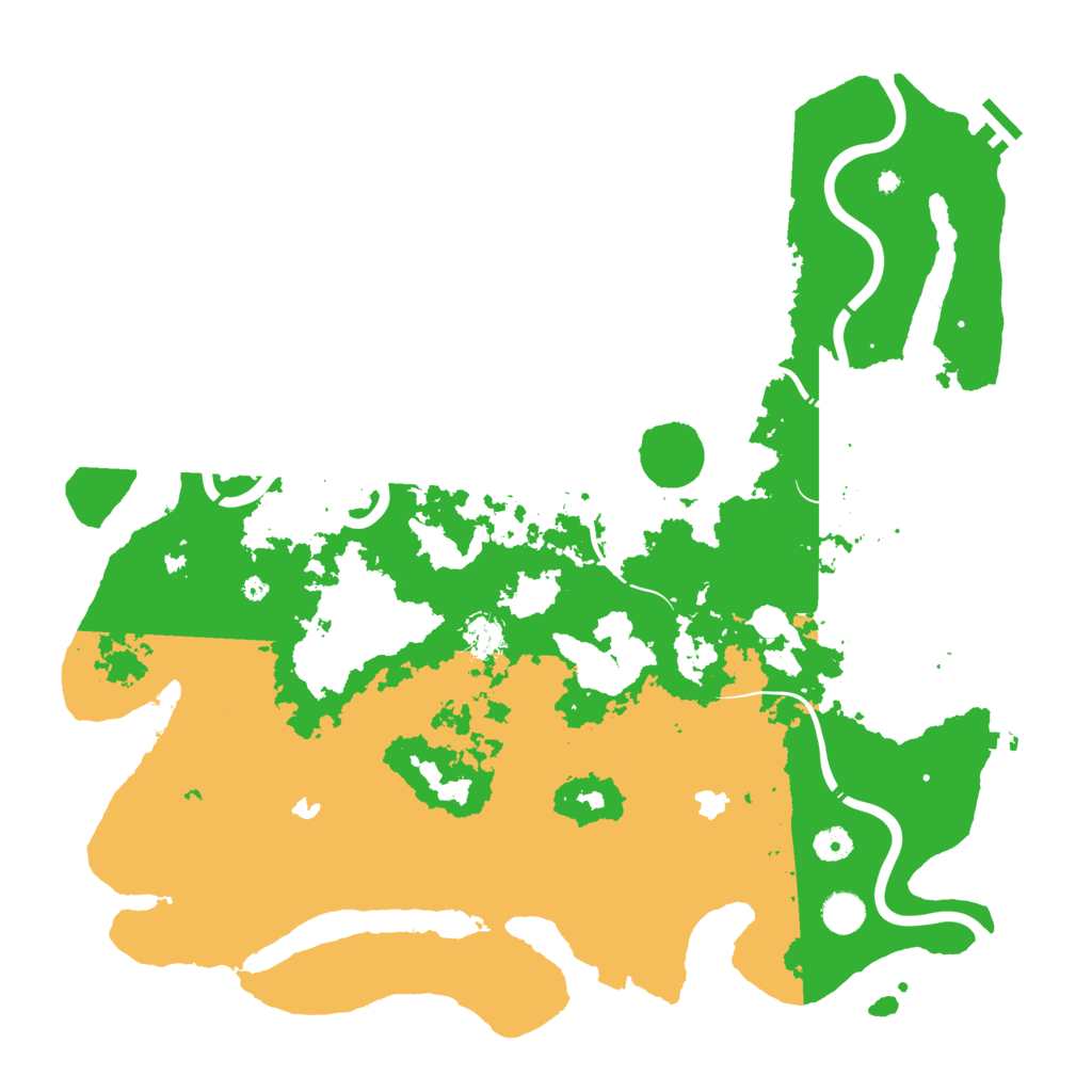 Biome Rust Map: Procedural Map, Size: 4500, Seed: 660918093