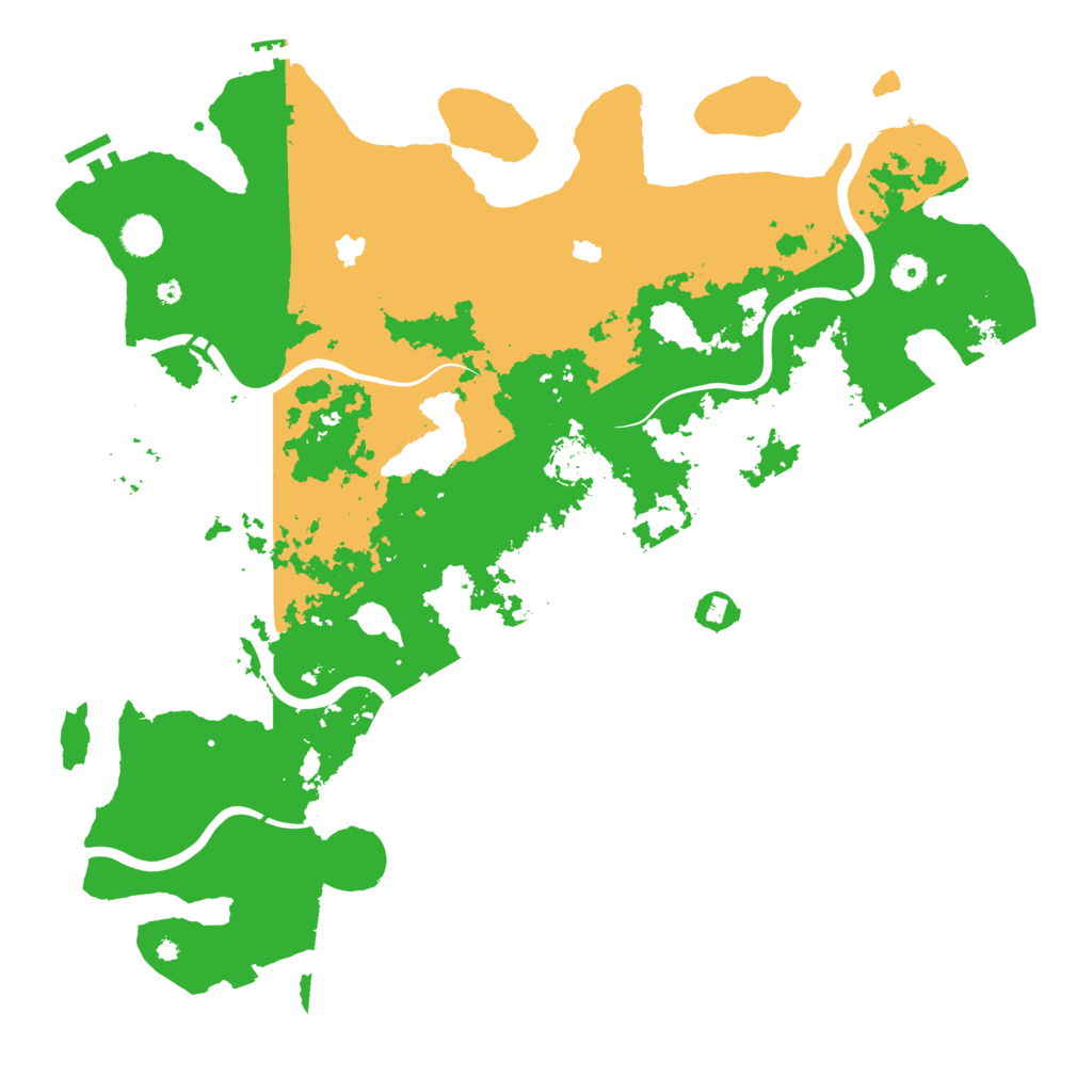 Biome Rust Map: Procedural Map, Size: 4602, Seed: 2812765
