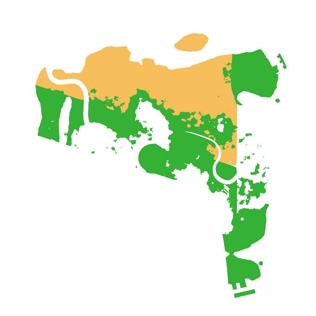 Biome Rust Map: Procedural Map, Size: 3000, Seed: 2469532