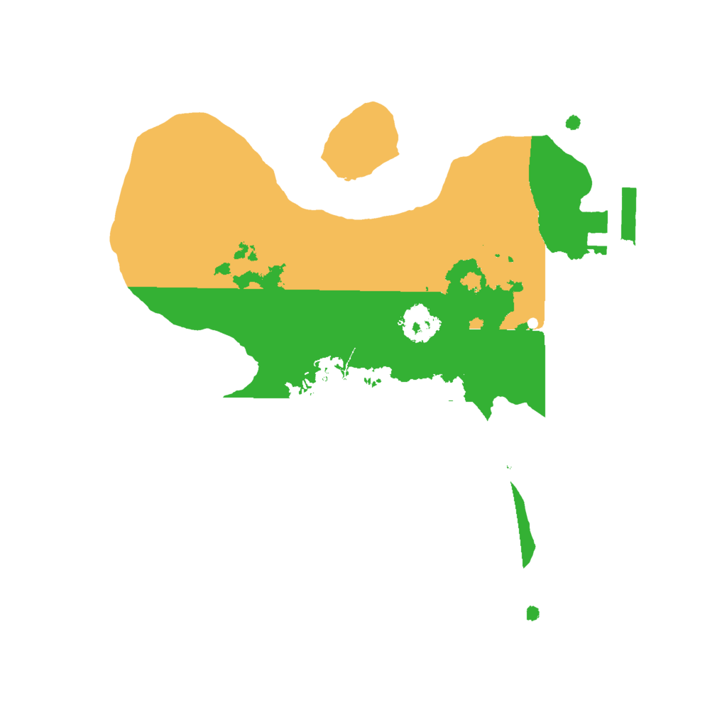 Biome Rust Map: Procedural Map, Size: 2000, Seed: 23567