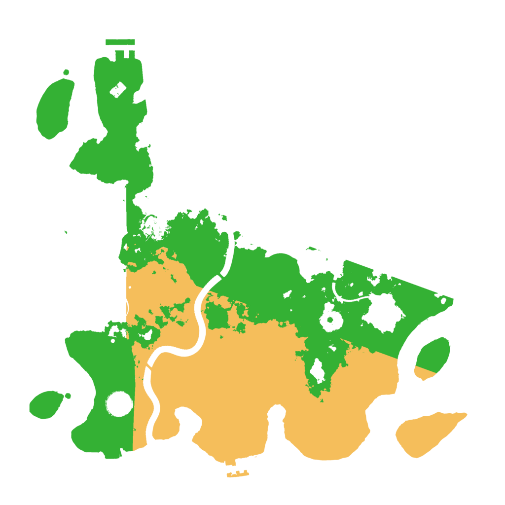 Biome Rust Map: Procedural Map, Size: 3500, Seed: 472113245