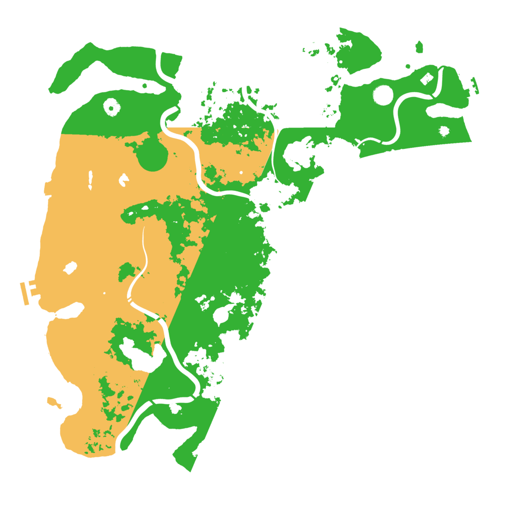 Biome Rust Map: Procedural Map, Size: 4500, Seed: 541258330