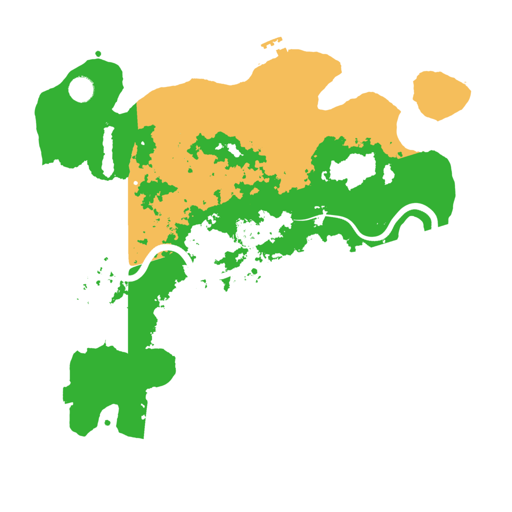 Biome Rust Map: Procedural Map, Size: 3550, Seed: 35199079