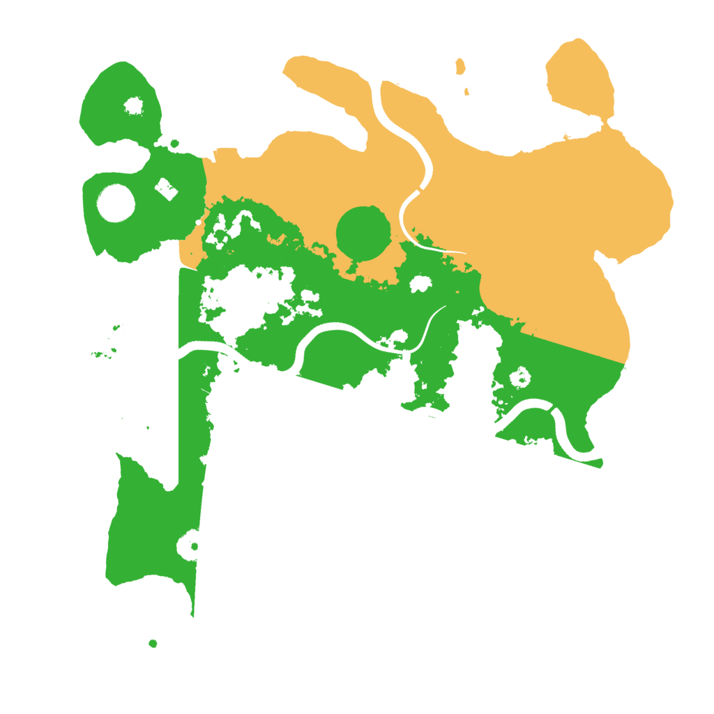 Biome Rust Map: Procedural Map, Size: 3500, Seed: 2131447671