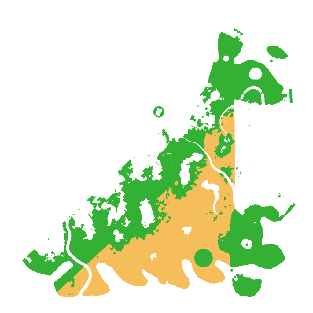 Biome Rust Map: Procedural Map, Size: 4500, Seed: 921075938