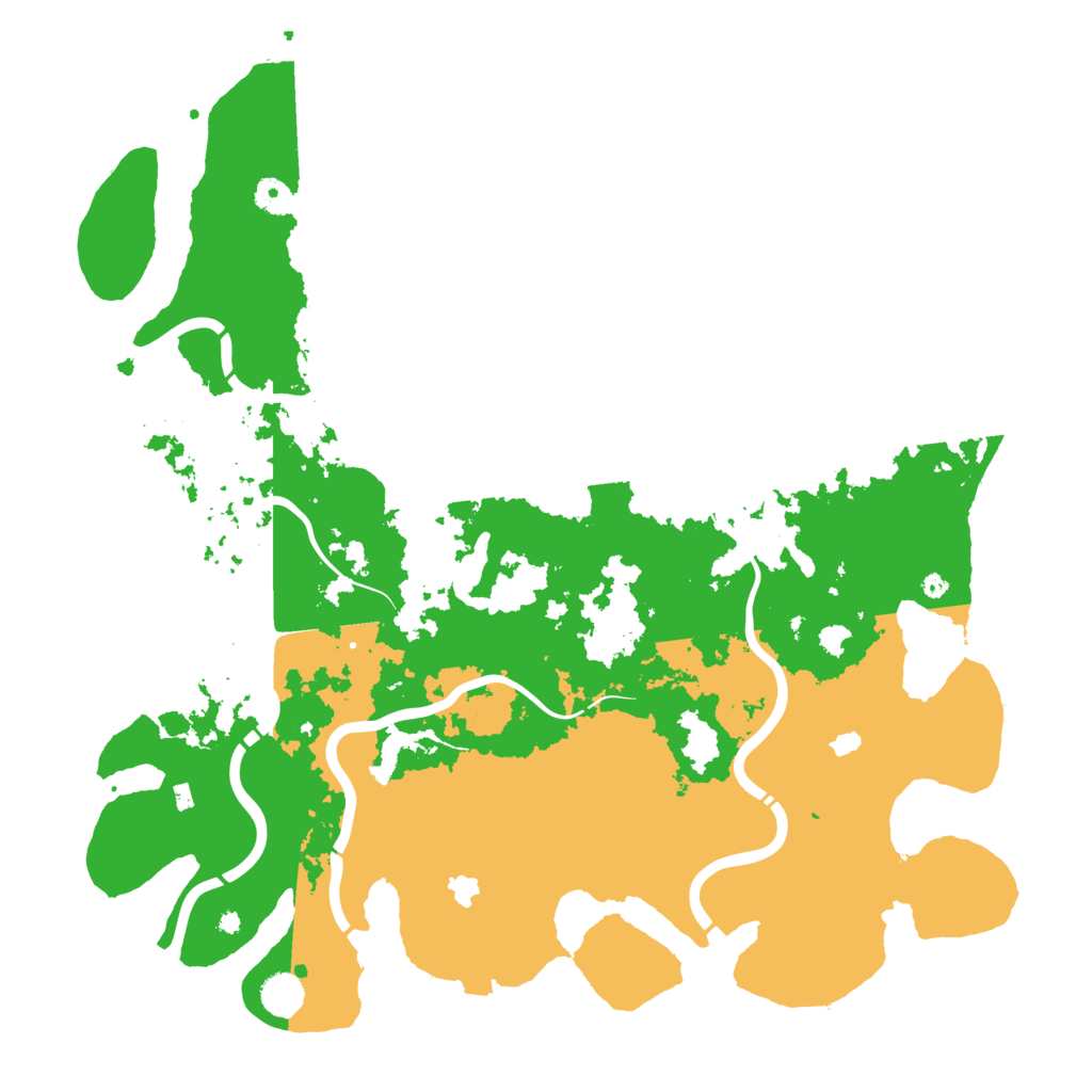 Biome Rust Map: Procedural Map, Size: 4500, Seed: 1760836129