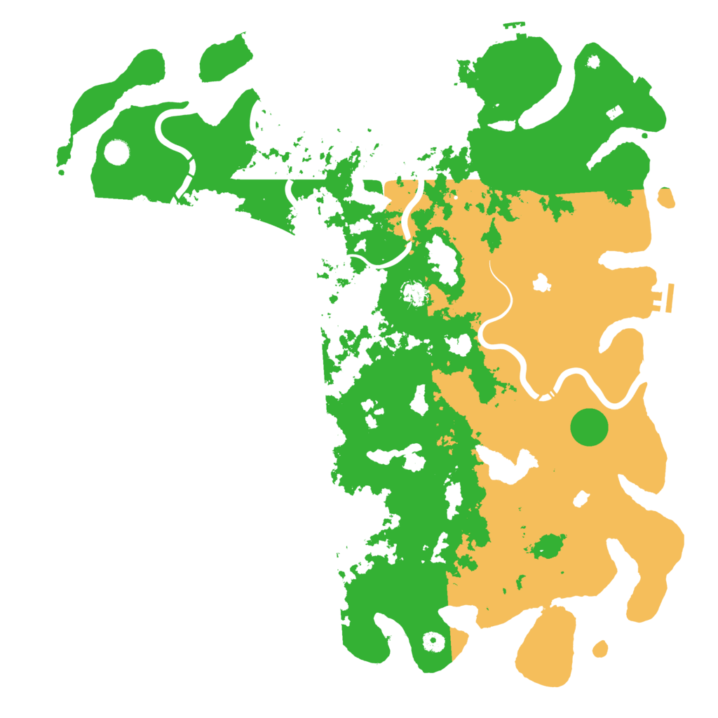 Biome Rust Map: Procedural Map, Size: 5000, Seed: 103447096
