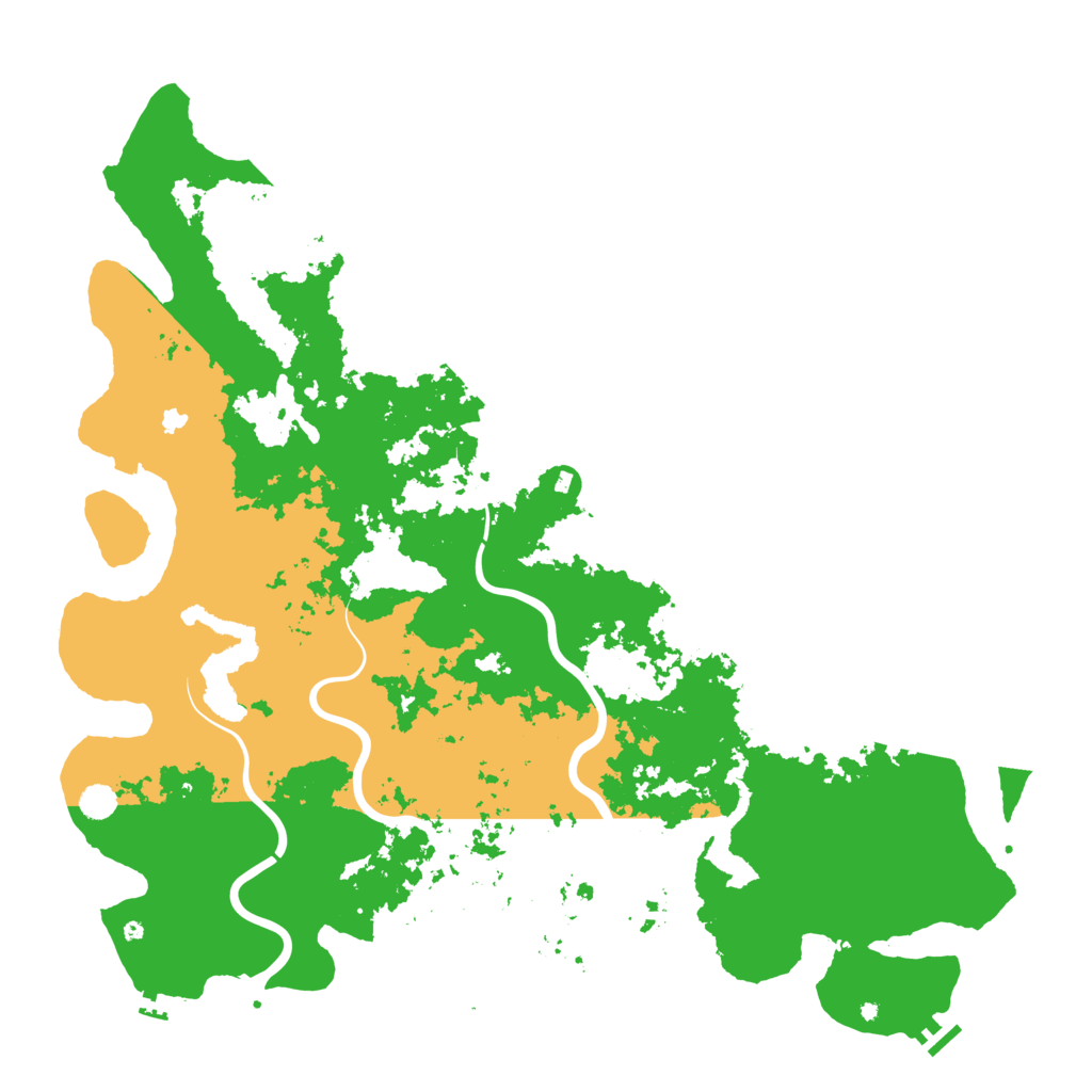 Biome Rust Map: Procedural Map, Size: 5500, Seed: 77000