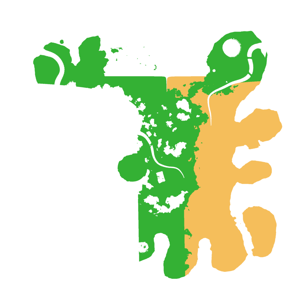 Biome Rust Map: Procedural Map, Size: 3000, Seed: 6592840