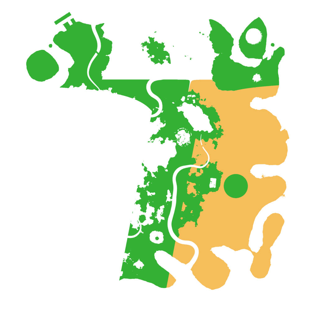 Biome Rust Map: Procedural Map, Size: 3500, Seed: 878244678