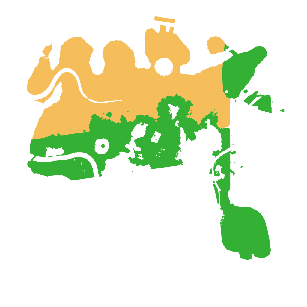 Biome Rust Map: Procedural Map, Size: 3000, Seed: 59023489