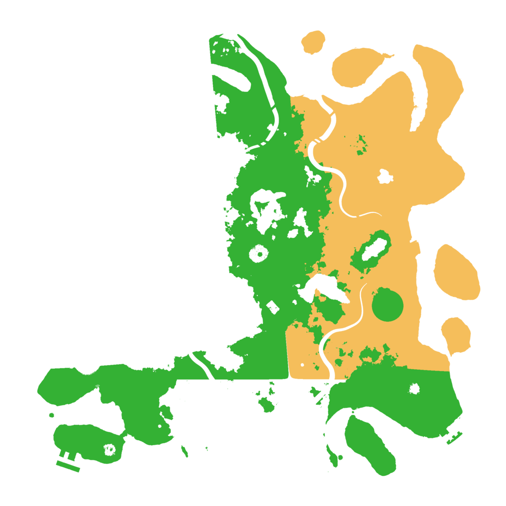 Biome Rust Map: Procedural Map, Size: 4250, Seed: 1034530530