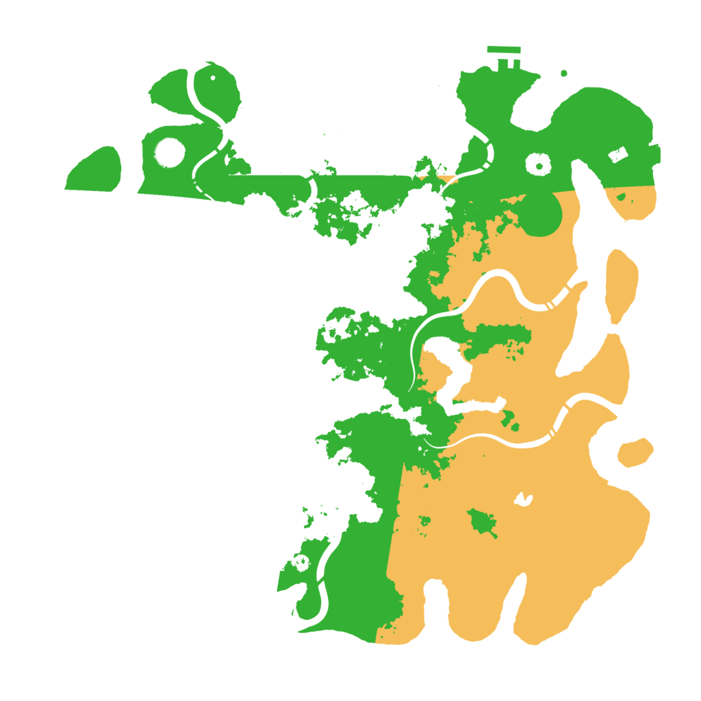 Biome Rust Map: Procedural Map, Size: 4250, Seed: 76279326