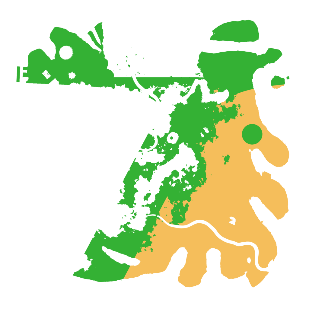 Biome Rust Map: Procedural Map, Size: 4000, Seed: 1757721676