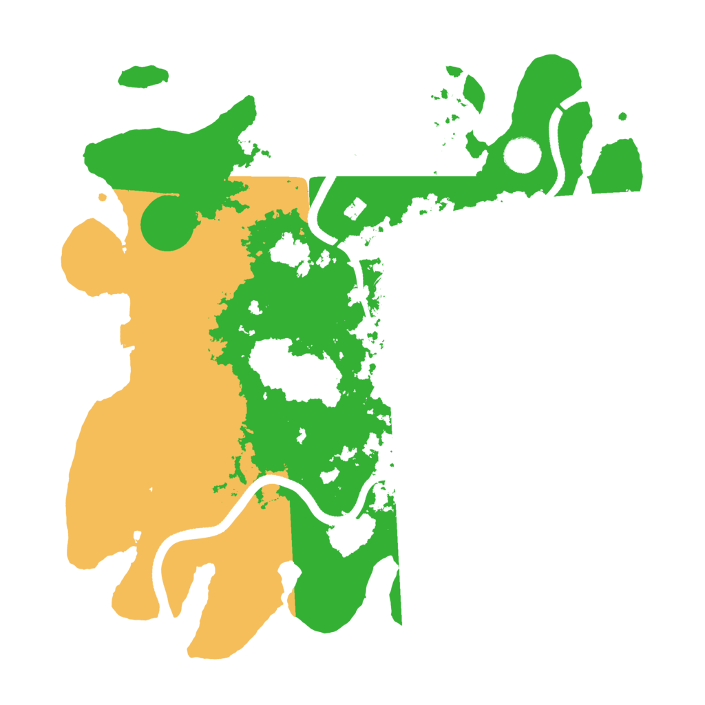 Biome Rust Map: Procedural Map, Size: 3500, Seed: 2019363332