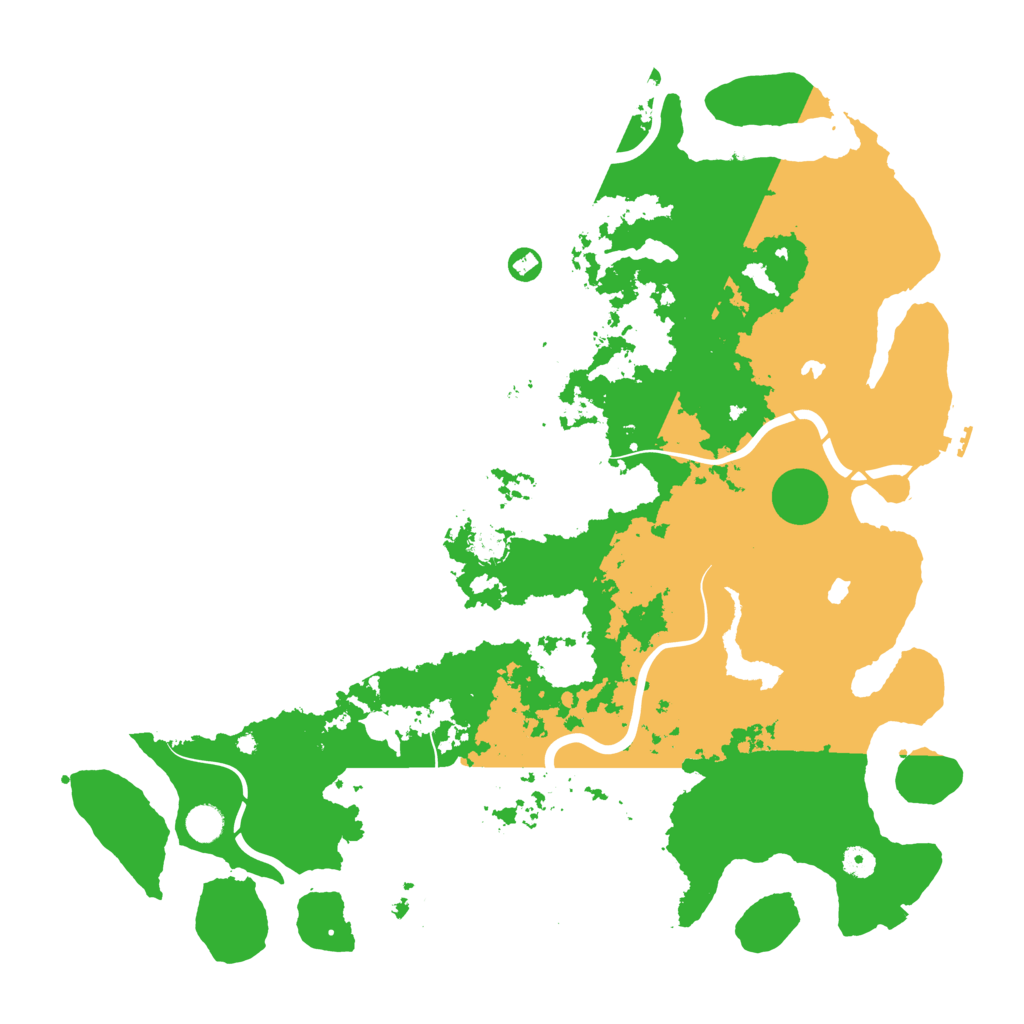 Biome Rust Map: Procedural Map, Size: 4800, Seed: 1043205455
