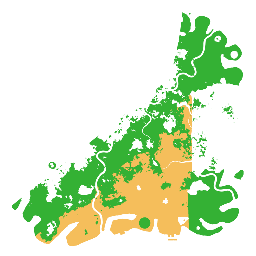 Biome Rust Map: Procedural Map, Size: 6000, Seed: 789841918