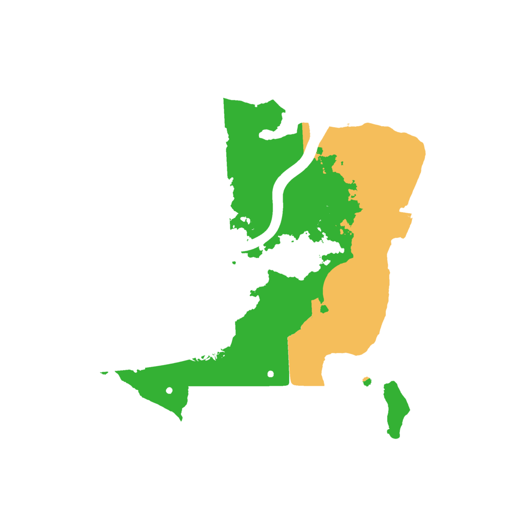 Biome Rust Map: Procedural Map, Size: 2317, Seed: 3750