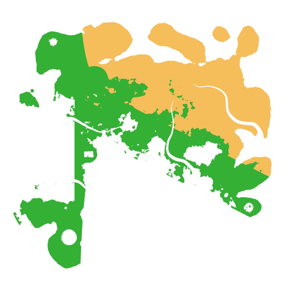 Biome Rust Map: Procedural Map, Size: 3400, Seed: 1519687427