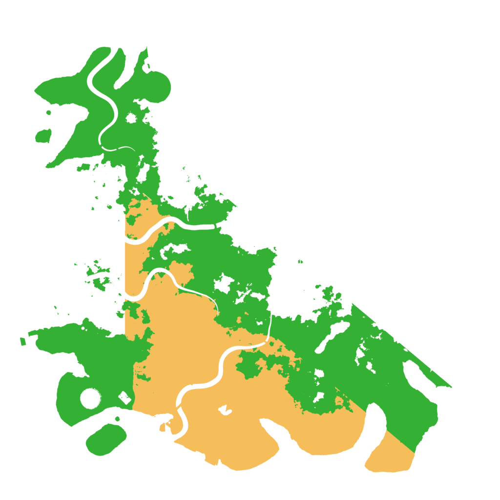 Biome Rust Map: Procedural Map, Size: 4300, Seed: 264258855