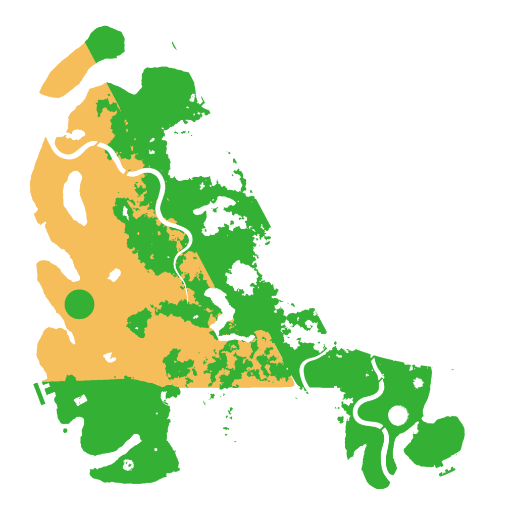 Biome Rust Map: Procedural Map, Size: 4600, Seed: 1612114876