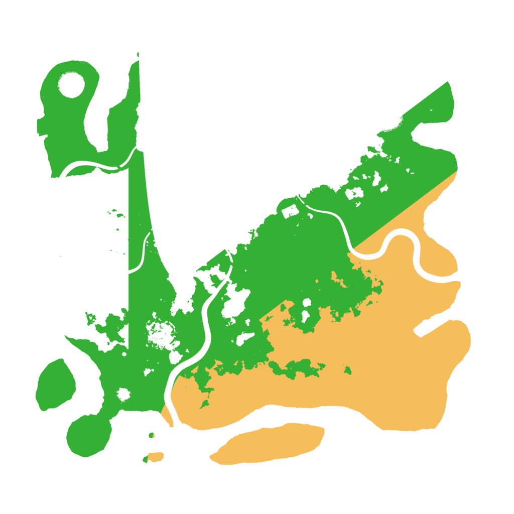 Biome Rust Map: Procedural Map, Size: 3500, Seed: 1815812185