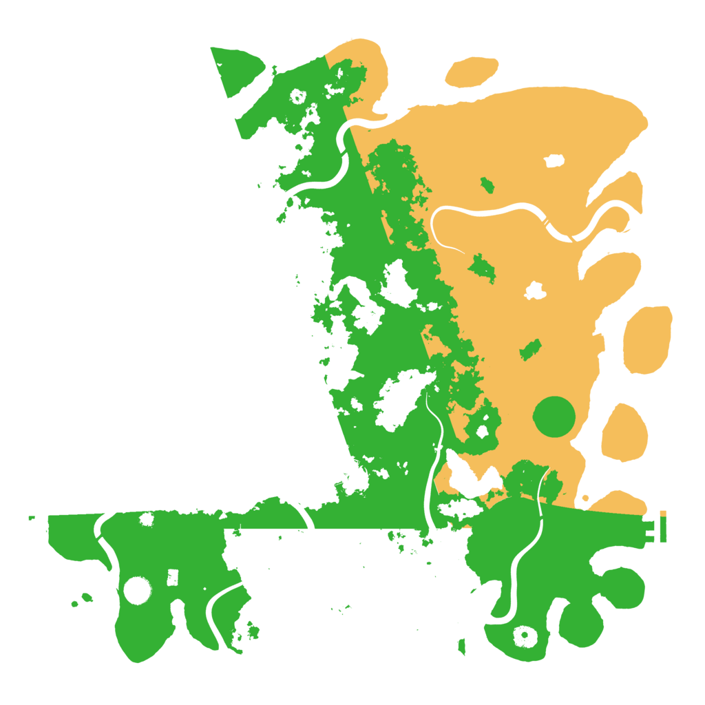 Biome Rust Map: Procedural Map, Size: 4500, Seed: 687625247