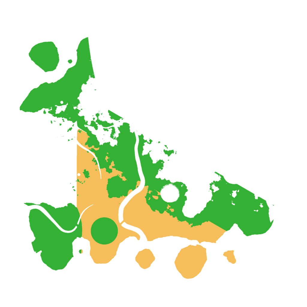 Biome Rust Map: Procedural Map, Size: 3000, Seed: 939736529