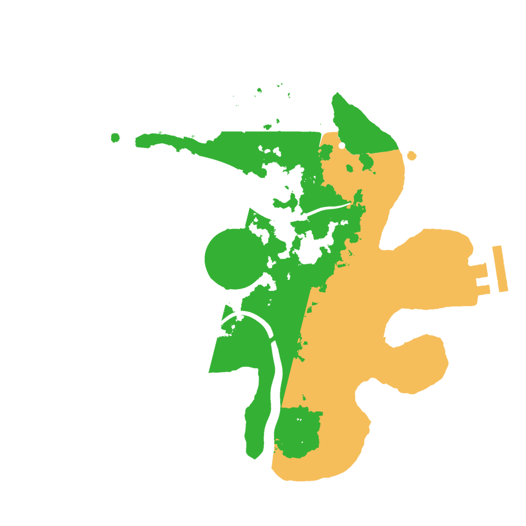 Biome Rust Map: Procedural Map, Size: 2300, Seed: 10011987